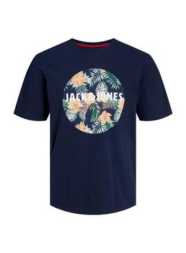 Camiseta Jack and Jones Chill Marino Para Homem