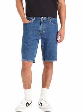 Bermudas Levis 405 Padrão Denim Azul Para Homem