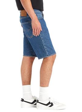 Bermudas Levis 405 Padrão Denim Azul Para Homem