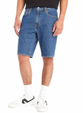 Bermudas Levis 405 Padrão Denim Azul Para Homem