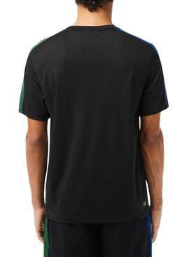 Camiseta Lacoste Tennis Colorblock Azul Marinho para Homem