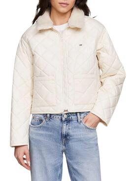 Jaqueta Tommy Jeans Mom Clasics em Denim para Mulher.