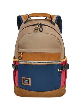 Mochila Pepe Jeans Benji Marrom para Homem