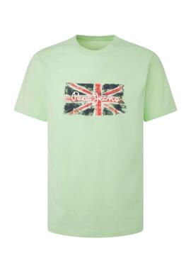 Camisa Pepe Jeans Clag Verde Para Homem