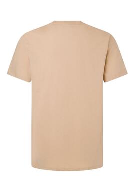 Camiseta Pepe Jeans Eggo Peach para Homem