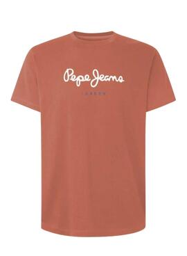 Camiseta Pepe Jeans Eggo Laranja Para Homem