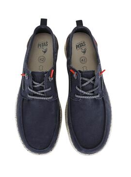 Sapatos de barco Walkin Pitas Jack Azul para Homens