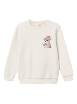 Moletom Name It Friggo Bege para Menino