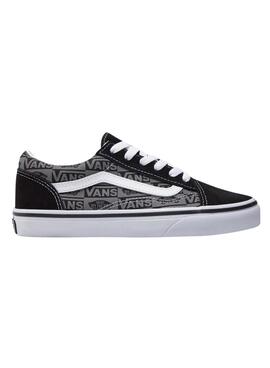 Tênis Vans Old Skool Logo Preto Teen