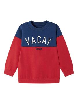Moletom Mayoral Vacay Vermelho para Menino