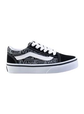 Tênis Vans Old Skool Logo Cinza para Crianças