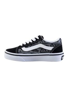 Tênis Vans Old Skool Logo Cinza para Crianças