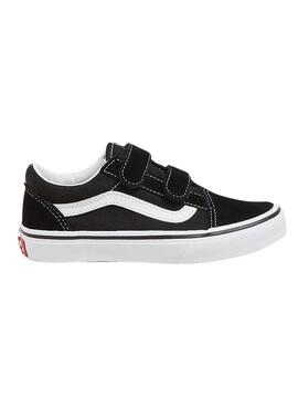 Tênis Vans UY Old Skool Velcro Preto Júnior