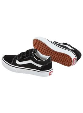 Tênis Vans UY Old Skool Velcro Preto Júnior