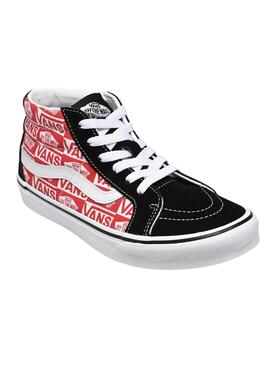 Sapatilhas Vans SK8-Mid Reissue Logo Vermelho Júnior