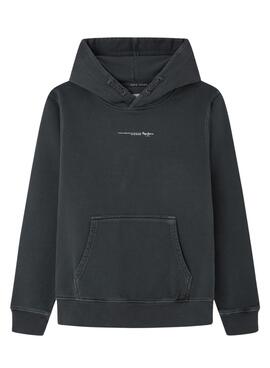 Moletom Pepe Jeans New Davide Hoodie Cinza Menino