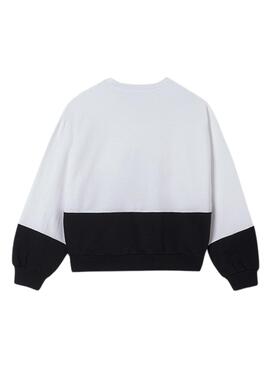 Moletom Mayoral Contraste Preto Para Menina