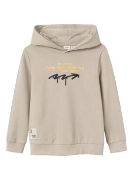 Moletom Name It Brosan Bege Para Menino