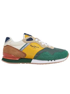 Sapatilhas Pepe Jeans London Urban Verde para Menino