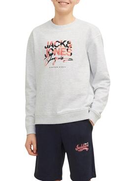 Moletom Jack And Jones Aruba Cinza Para Menino