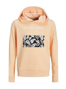 Moletom Jack and Jones Chill Laranja para Menino