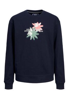 Moletom Jack and Jones Tampa Marinho para Meninos