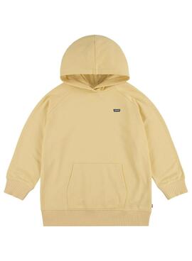 Moletom Levis Hoodie Golden Amarelo Para Menina