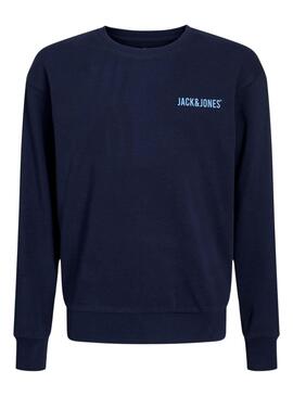 Moletom Jack And Jones Grow Azul Marinho Masculino
