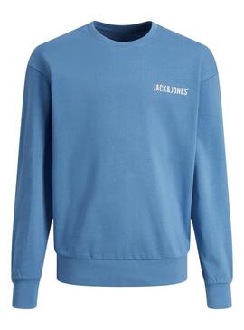 Moletom Jack And Jones Grow Azul Para Menino