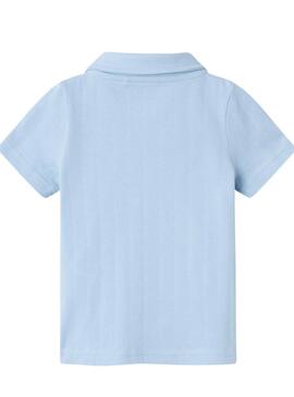 Camisa Polo Name It Fen Azul para Menino