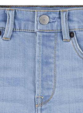 Calças curtas Levis 501 azul para menina