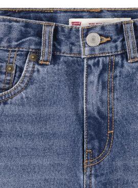 Shorts Levi's Mom em marinho para menina