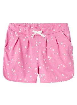 Shorts Name It Henra Rosa Para Menina