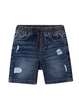 Bermuda Mayoral Jeans Rasgado para Menino