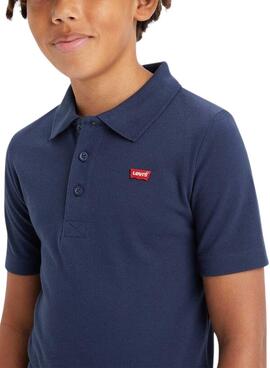 Camisa Polo Levis Tape Marino para Menino