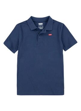 Camisa Polo Levis Tape Marino para Menino