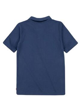 Camisa Polo Levis Tape Marino para Menino