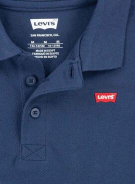 Camisa Polo Levis Tape Marino para Menino