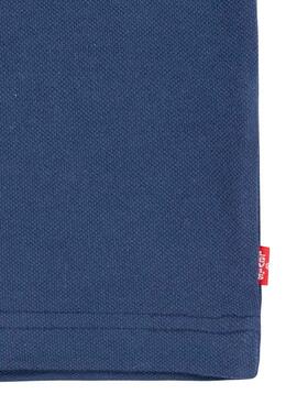 Camisa Polo Levis Tape Marino para Menino