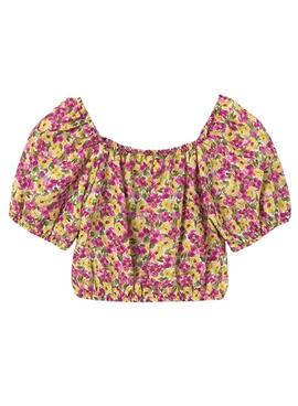 Blusa Mayoral Flores Para Menina