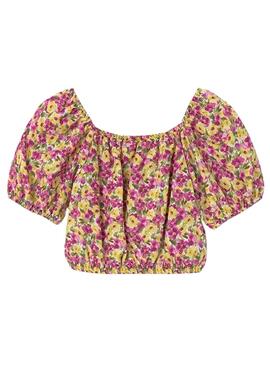 Blusa Mayoral Flores Para Menina
