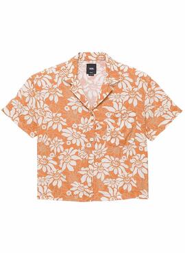 Camisa Vans Amstone Laranja Para Menina
