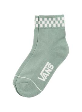Meias Vans Peekcrew Verde para Crianças