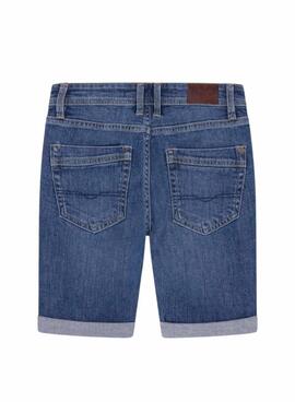 Bermuda jeans Pepe Jeans Slim MR5 para meninos