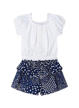 Conjunto Mayoral 2 peças Short com Babados para Menina