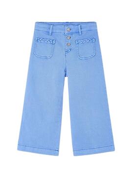Calça Mayoral Wide Azul para Menina