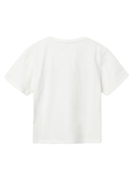Camisa Name It Balongo Branca Para Menino