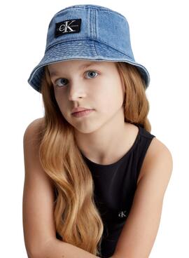 Chapéu Calvin Klein Denim Bucket para Menino Menina