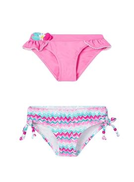 Conjunto de 2 calcinhas Mayoral rosa para menina.