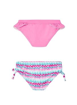 Conjunto de 2 calcinhas Mayoral rosa para menina.